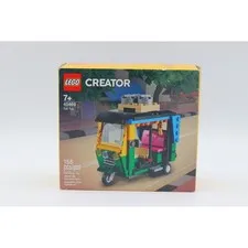 LEGO Creator 40469 Tuk Tuk Building Toy Set 155 Pieces New Sealed Rickshaw Taxi