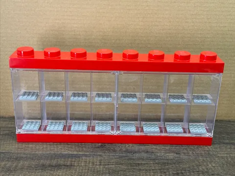 Lego Official Display Case - Fits 16 Minifigures Red - 2013