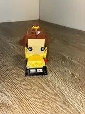 Complete Lego 41595 Belle Beauty and the Beast Brickheadz Disney Princess