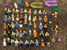 Lego Minifigures/Minifigs Assorted Lot of 50 With Accessories Lot#102