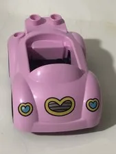 Lego Duplo Minnie Mouse Pink Sports Car Pieces Parts