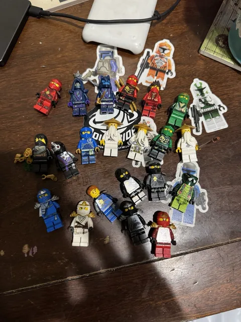 LEGO NINJAGO minifigure lot, assorted mixed ninja characters