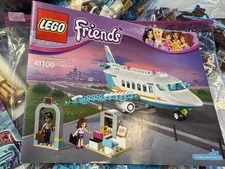 LEGO Friends 41100 Heartlake City Airplane Instruction Booklet and plane pieces 