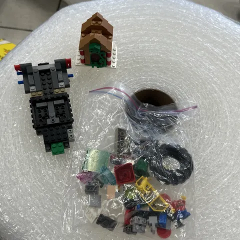 Mixed Lot Of Lego Sets gingerbread house ? incomplete unknown sets car?