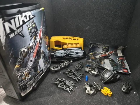 VTG LEGO Bionicle Inika Toa Hewkii 8730 Incomplete |Canister Manual Weapon  Zamo