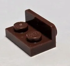 LEGO Parts - Reddish Brown Bracket 1 x 2 - 1 x 2 Inverted - No 99780