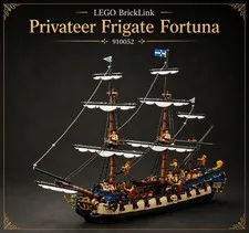 LEGO BrickLink Privateer Frigate Fortuna 910059 Series 7 Sealed