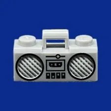 New LEGO Light Gray Radio Boom Box Accessory