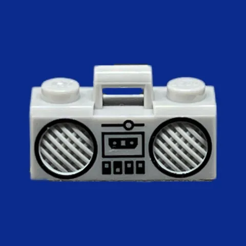 New LEGO Light Gray Radio Boom Box Accessory