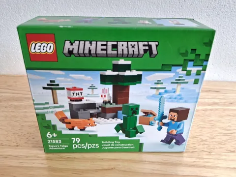LEGO Minecraft Steve’s Taiga Adventure 21583 79 Pieces New Sealed