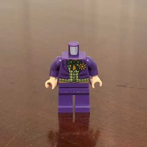 LEGO BATMAN JOKER - Minifig, Torso Purple Suit w/ Green Vest, Bow Tie And Pants
