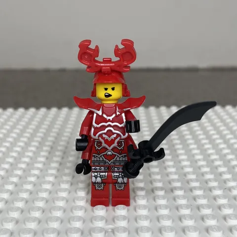 Authentic LEGO Ninjago Minifigure General Kozu Body Armor Wrong Head NJO0074