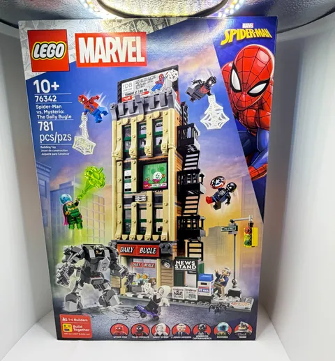 NEW SEALED Lego Super Heroes Spider-Man vs. Mysterio: The Daily Bugle 76342