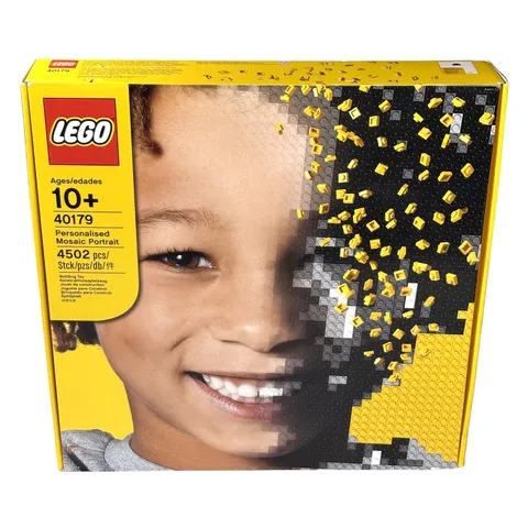 NEW & SEALED! LEGO Personalised Mosaic Portrait 40179 Building Toy Set NIB/READ!