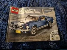 Lego Creator Expert 10265 Ford Mustang Instruction Manual Booklet Only
