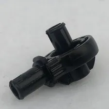 LEGO 47455 Black Technic Rotation Joint Ball Loop W/ Two Perpendicular Pins (x1)