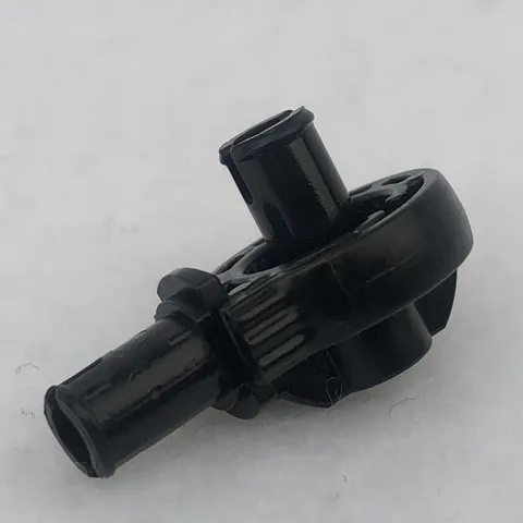 LEGO 47455 Black Technic Rotation Joint Ball Loop W/ Two Perpendicular Pins (x1)