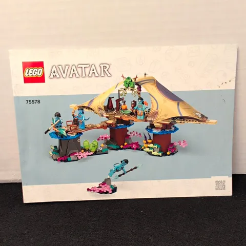 LEGO Avatar 75578 Metkayina Reef Home Manual Booklet Illustrated English