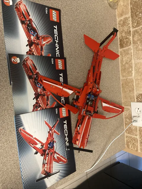 LEGO Technic 9394 Jet Plane. Complete With  3 Manuals. No Box.