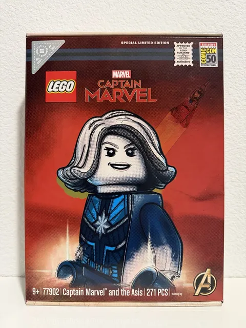 LEGO SDCC 2019 EXCLUSIVE 77902 CAPTAIN MARVEL & THE ASIS NEW SEALED BOX