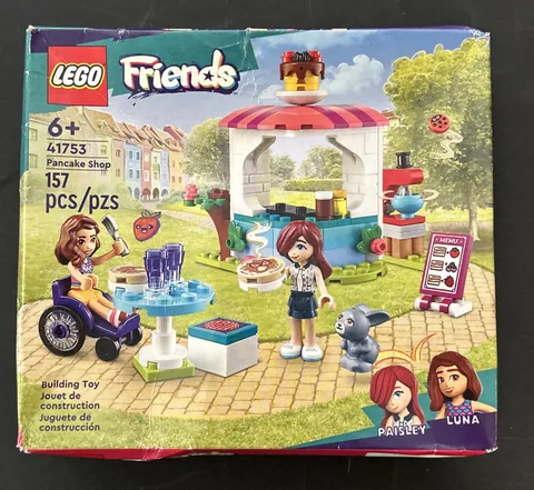 LEGO Friends Pancake Shop Building Set #41753, Paisley & Luna Doll, New & Sealed