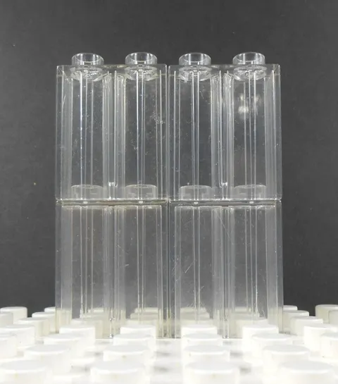 Lego Duplo Item Bricks 1x2 clear (4)