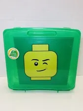 New 2013 LEGO Green Project Case 13"x12.4"x3.12" with 10x10 Green Baseplate