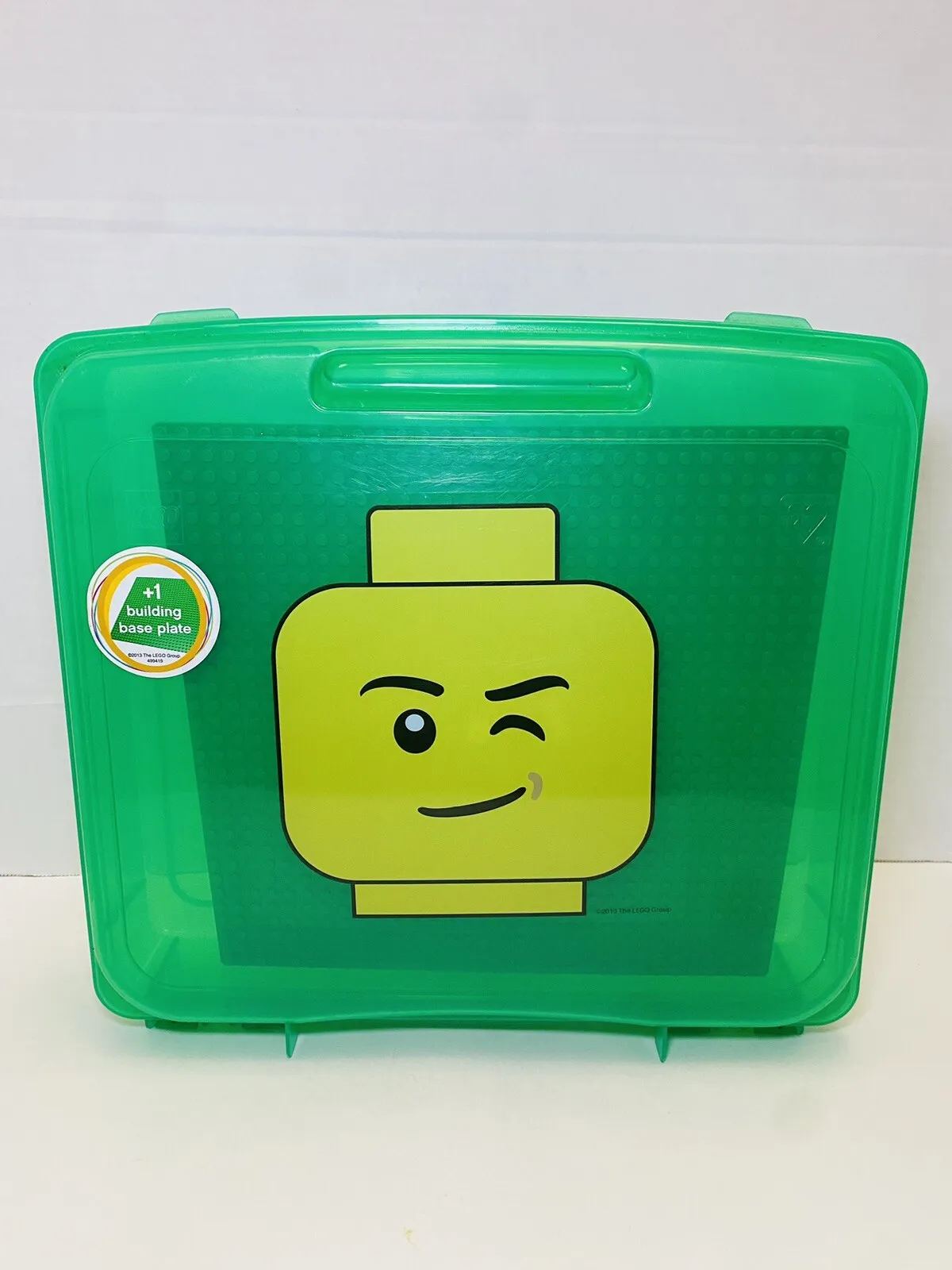 New 2013 LEGO Green Project Case 13"x12.4"x3.12" with 10x10 Green Baseplate