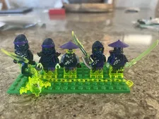 LEGO Ninjago Possession Ghost Warrior Minifigure Lot of 5 Figures + weapons 