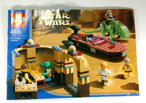 Lego Star Wars Mos Eisley Cantina #4501 INSTRUCTION BOOKLET MANUAL ONLY 2004