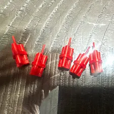 LEGO Minifigure Accessories Lot Red Plastic dynamite Parts/Pieces 5 Pc