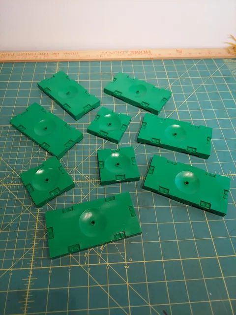LEGO Sports Soccer Field Plates Green Lot of 9