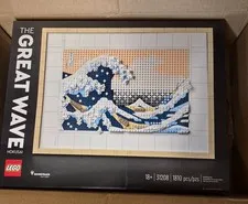 THE GREAT WAVE - HOKUSAI, LEGO SET, NEW IN ORIGINAL BOX , 1810 PCS FREE SHIPPING