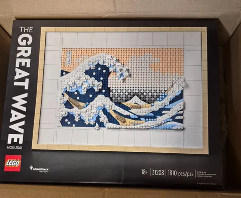 THE GREAT WAVE - HOKUSAI, LEGO SET, NEW IN ORIGINAL BOX , 1810 PCS FREE SHIPPING