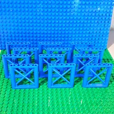 LEGO Blue LEGO Support 1 x 6 x 5 Girder Rectangular. Lot Of 12.