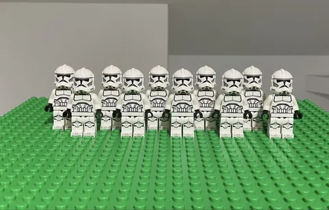 LEGO Star Wars Clone Trooper 10 Figures Set Normal Clone