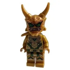 NEW Ninjago Golden Oni Lloyd Oni Mask Custom Lego Minifigure Golden Ultra Dragon