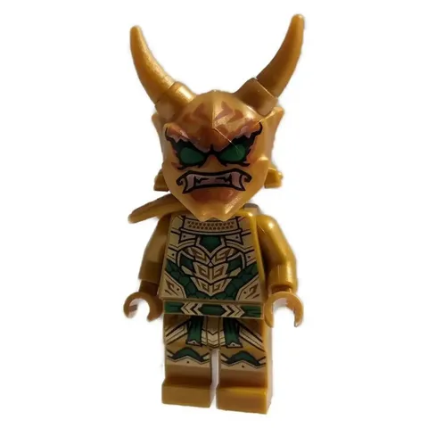 NEW Ninjago Golden Oni Lloyd Oni Mask Custom Lego Minifigure Golden Ultra Dragon