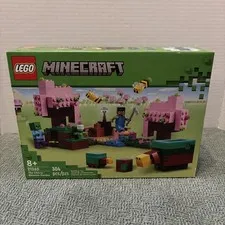 Sealed LEGO Minecraft 21260; The Cherry Blossom Garden