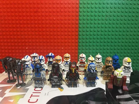Star Wars Lego Minifigures lot Of 19 (Gar Saxon, Geonosis Clone)
