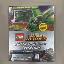 (SEALED) Lego D.C. Super Heroes Book, Green Lantern Minifigure And Spaceship 