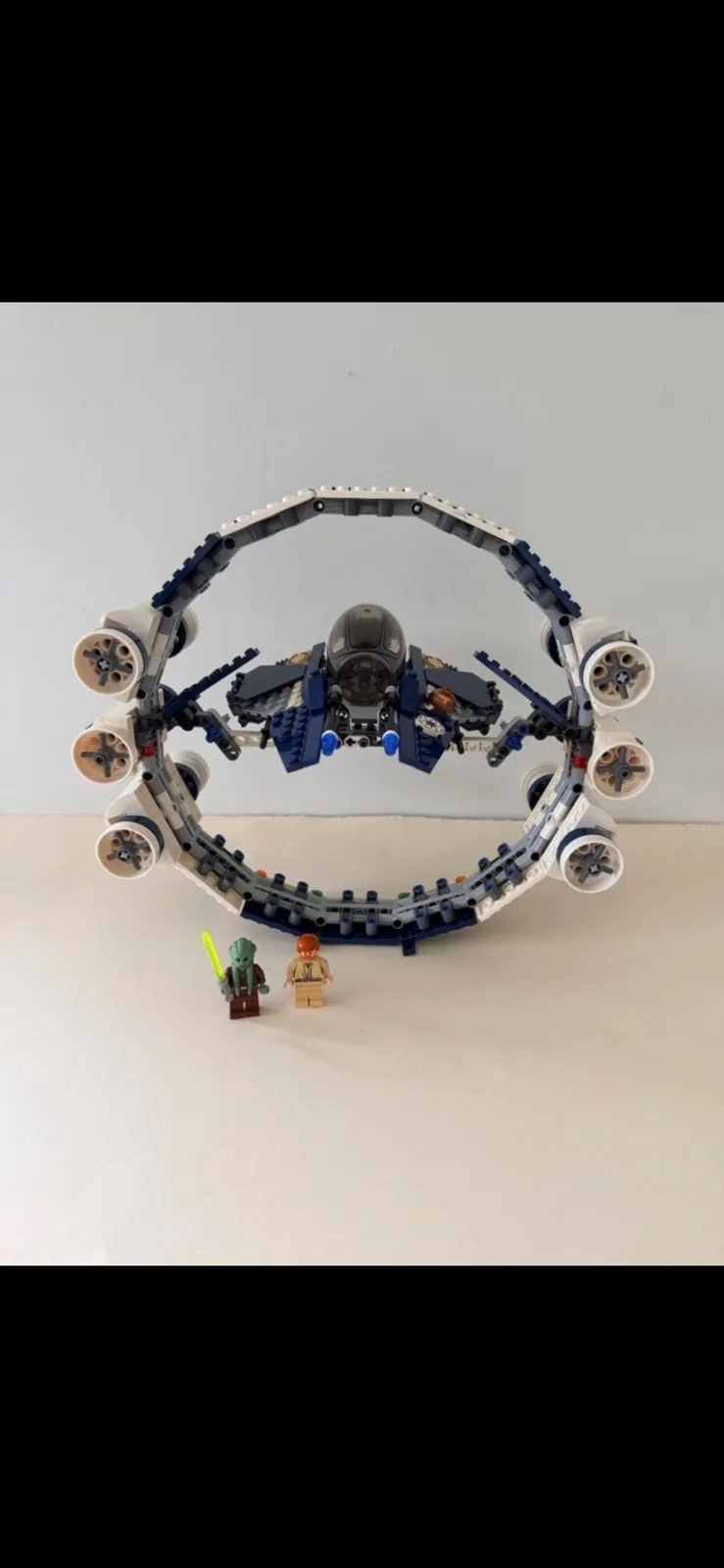LEGO 7661 Star Wars: Jedi Starfighter with Hyperdrive Booster Ring - 100% Comp.