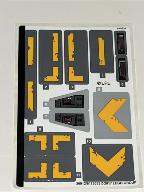 Lego New Sticker Sheet STAR WARS Battle On Scarif   #75171