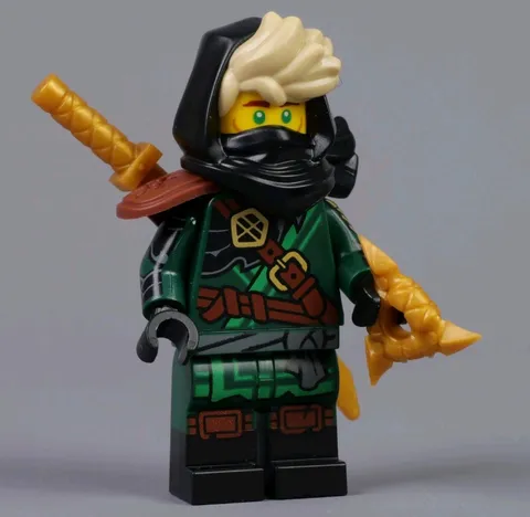 NIB Mysterious Ronin Series 29 Green Ninja Stars Katana LEGO® Minifigure
