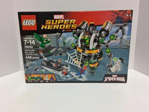 Lego 76059 Spider-Man Doc Ock's Tentacle Trap 446 Pieces New & Sealed