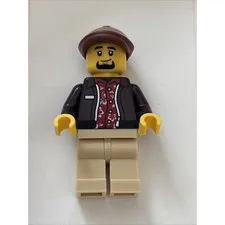 Lego Taxi Driver Minifigure #cty1953 Set #60487 Yellow Taxi Brand New