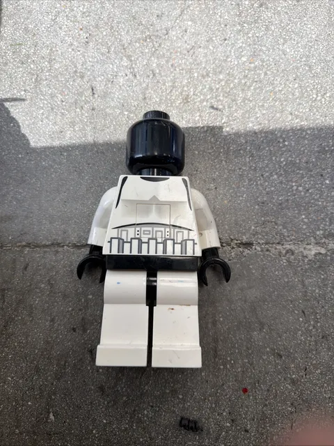 LEGO STAR WARS Storm Trooper LED Flashlight torch large figure - missing helmet