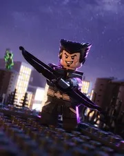 LEGO DC Comic Carbon Bricks Custom Rival Archer Malcolm Merlyn Pad Minifigure