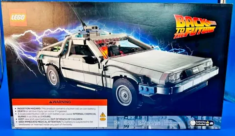 LEGO Icons: Back to the Future Time Machine DeLorean (10300) New Sealed