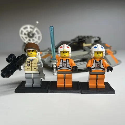 LEGO Star Wars Snowspeeder 7130 Complete Set W/ Minifigures - Read Description